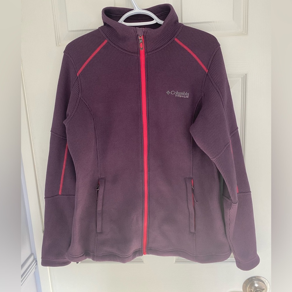 Columbia Waffle Fleece Jacket, size L